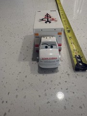Disney Pixar Cars Rescue Squad Ambulance Deluxe Car Used Condition See Photos