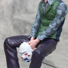 Dark Knight Joker Sitting Figure 24cm DC Heath Ledger PVC Collectible Model Toys
