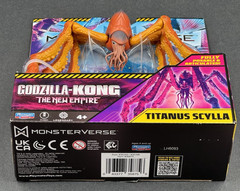 MonsterVerse Godzilla Figure Set Titanus Scylla, Mothra, Titan X & Ion Dragon