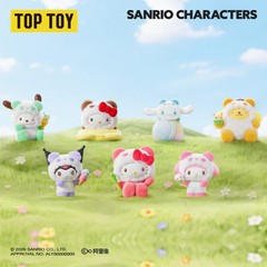 TOP TOY Sanrio Colorful Panda Series Plush Pendant / Figures Blind Box