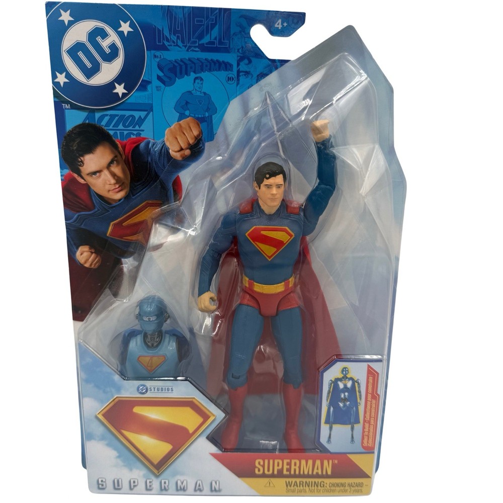 DC Comics SUPERMAN, Superman 6-inch Action Figure, for Ages 4 and up
