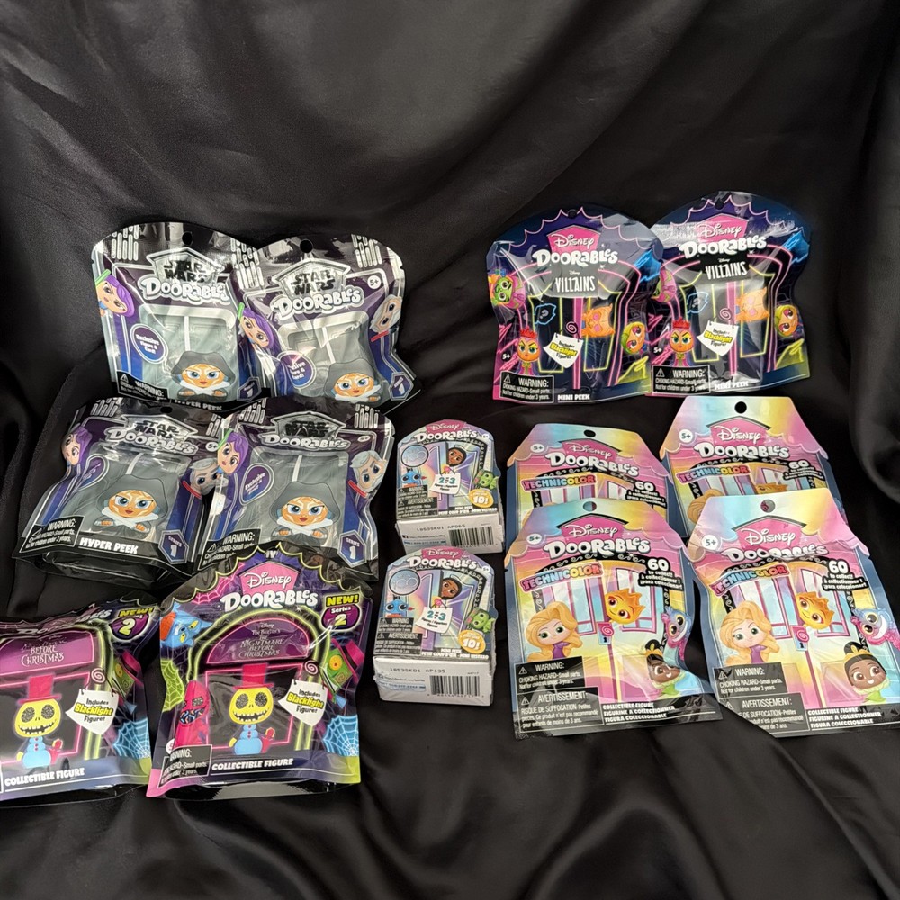 Mixed Lot Of 14 Disney Doorables Blind Bags All As Pictured