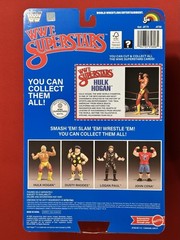 WWE LJN Superstars Hulk Hogan Rare Chase Black Retro Card New with Poster!