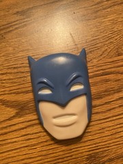 Retro Batman 1977 Wilton DC Comics Batman Mask Plastic Vntg Cake Topper Decor
