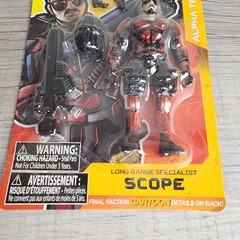 Final Faction Series 2 Alpha Team 1 Long Range Specialist Scope Action Figure