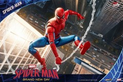 zd toys SPIDER-MAN new red and blue suit brand new day action figure ship August