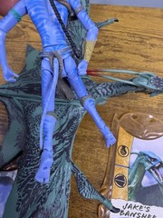 2009 Mattel Avatar Jake Sully & Jake’s Banshee Action Figure Set 3.75” 12×14”