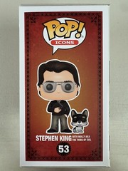 Stephen King with Molly 53 ~ Funko Pop Vinyl ~ FYE EXCLUSIVE + FREE PROTECTOR