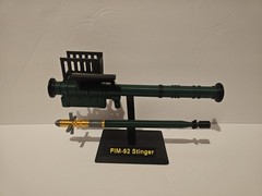 FIM 92 Stinger Missile Launcher Static Model 1:7 3D Printed Military Desktop Toy