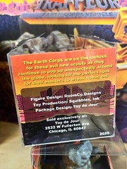 SET OF THREE INHUMANOIDS CUSTOM VINYL TOYS TARBUS IN PACKAGE BY TOY DE JOUR