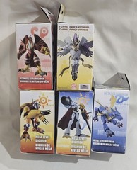 *NEW/SEALED* 2021 Bandai Digimon SHODO 3.5-in Action Figures Complete Set Of 5