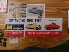 Monogram ~ 1961 Issue Customizing 1936 Ford Kit PC68-198 7/7