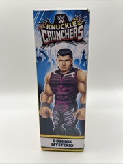 WWE KNUCKLE CRUNCHERS DOMINIK MYSTERIO 3.5″ FIGURE with BREAKABLE BOARD & 2×4