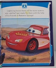 Story Reader Disney Pixar Cars Book