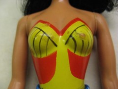 Mego Vintage 12” 1976 Wonder Woman Lynda Carter, Costume, Navy Dress