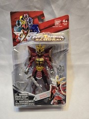 5 New In Package Power Rangers Super Samurai Shogun, Red, Yellow, Green, Blue