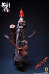 KONGLINGGE KLG-R028B-A Ming Dynasty Jizhou Commander 1/6 Blue Armor Ver. INSTOCK