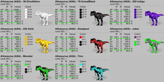 ALLOSAURUS TOP STATS Allo Ark Survival Ascended PVE