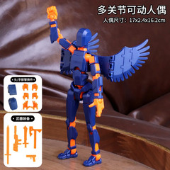 3D Printed Multi-Jointed Action Figure Movable Robot DIY Mannequin Desk Toy
