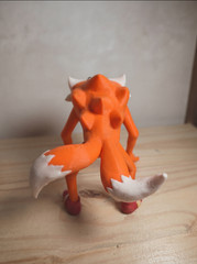 Shin Sonic Large long Articulated Fidget toy glow in the dark