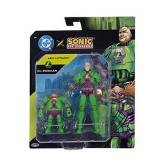 Dr EggMan and Lex Luthor 5″ + 2.5″ 2pk Action Fig. Sonic x DC Jakks Pacific