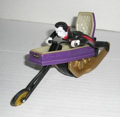 Vintage 1978 Ideal Scare Cycles Dragucycle Dracucycle w/ Dracula Figure RARE