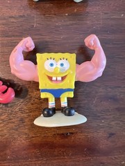 SpongeBob And Friends Mixed Figure Lot Of 19 PVC & Plastic Mixed Different Years