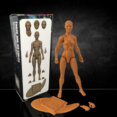 Vitruvian H.A.C.K.S. Character Blanks Light Fawn Female 1:18 Scale Action Figure