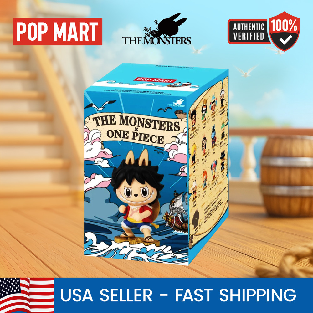*USA* AUTHENTIC POP MART LABUBU THE MONSTERS X ONE PIECE SERIES (BLIND BOX)