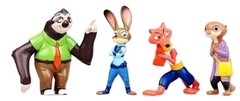 Zootopia Judy Hops Nick Playset 12 Figure Cake Topper * USA SELLER* Toy Doll Set