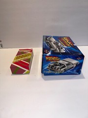 Back to the Future Time Machine NIB and Back to Future II Hover Board NIB
