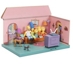 Jakks Pacific The Simpsons Living Room Diorama 2.5″ Figure Scale Playset New