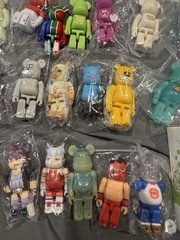 Lot Of 20 Bearbrick 100% Medicom Toy Flags Letters Anime Animals Tron Be@rbrick