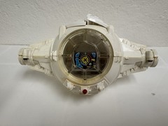 Imperial Tie-Fighter (White) 1978 Kenner Star Wars, missing 1 battery contact
