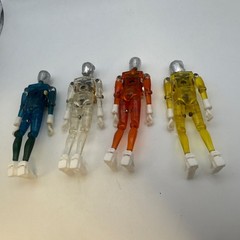 Vintage Mego Micronauts Time Travelers, All 4 Colors, Complete Set