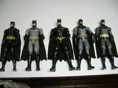 DC Comics Batman Large Action Figures lot of 5, 11 1/2 inches tall