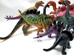 DINOSAURS Mixed Lot of 15 Toy Figures Branded/Unbranded Dinosaur Toys