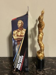 WWE Mattel Elite Collectors Edition The Rock Final Boss Gold…Sealed and Loose