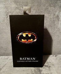 NECA Batman 1989 Michael Keaton Clothed Action Figure 8 Inch Sealed