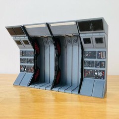Dark Trooper Cold Storage Diorama for 3.75 IN (1:18) Figures