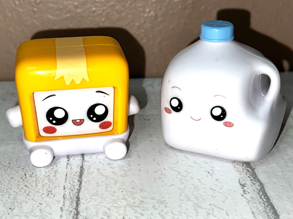 Lanky Box Series Micro Mystery Toy, Milky Milk Jug and Boxy Box