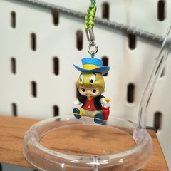 KEWPIE Baby as DISNEY JIMINY CRICKET 1″ Mini Figure KEYCHAIN CHARM Toy Miniature