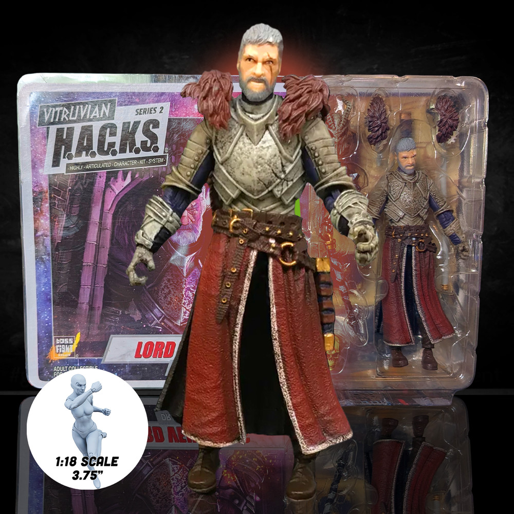 Lord Vehemous Dragon Cult War Priest Vitruvian H.A.C.K.S. Boss Fight Figure