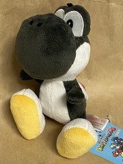KPS Sanei Mario Yoshi’s Island DS 5” Black Yoshi Plush Toy Nintendo 2009