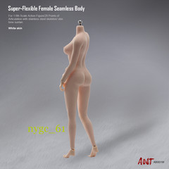 1/6 Suntan/Pale Super Flexible Large Bust Seamless Female Figure Body Model Toys