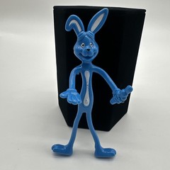 Target Blue Bunny Figure Toy Bendy Arms RARE Discontinued…115
