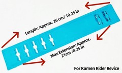 Kamen Rider DX Style Adult Belt Driver Extension (Zero-One Gavv Geats Saber