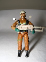 VINTAGE HASBRO G.I. JOE MG DEFENSE FEAT. ROCK ‘N ROLL, ROADBLOCK AND FIREFLY