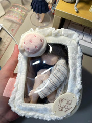 Strawberry Cake Plush Display Pouch Keychain Bag Charm Holder