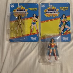 DC SUPER POWERS WONDER WOMAN BLUE CAPE VARIANT & GOLD CHASE * READ DESCRIPTION*